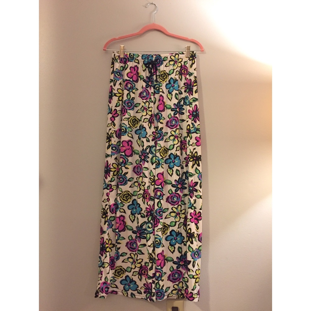 HELLO MELLO colorful floral lounge pants - size L